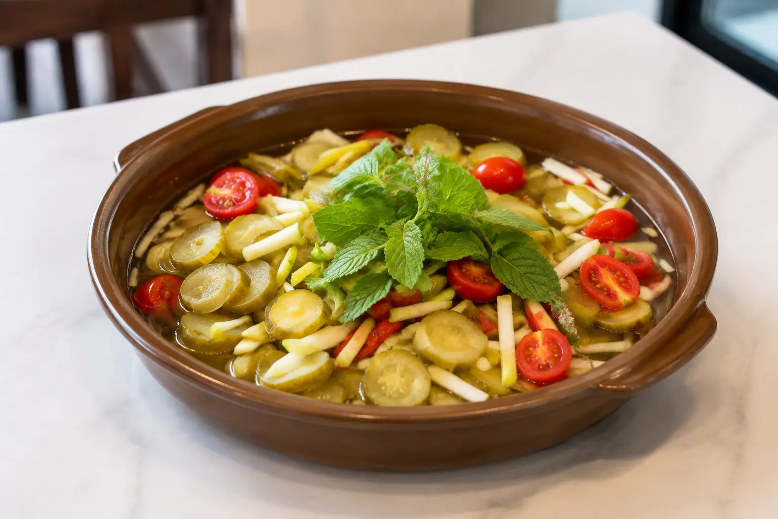 veg-dish-retreat-lunch-korea Wholesome vegetarian lunch served at Ánanda Karnika