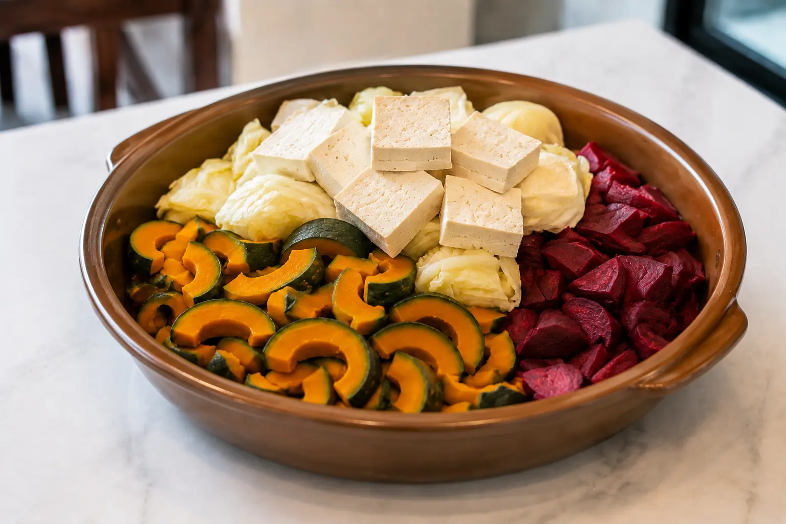 veg-lunch-yoga-retreat-korea Fresh vegetarian food prepared for an Ánanda Karnika yoga retreat